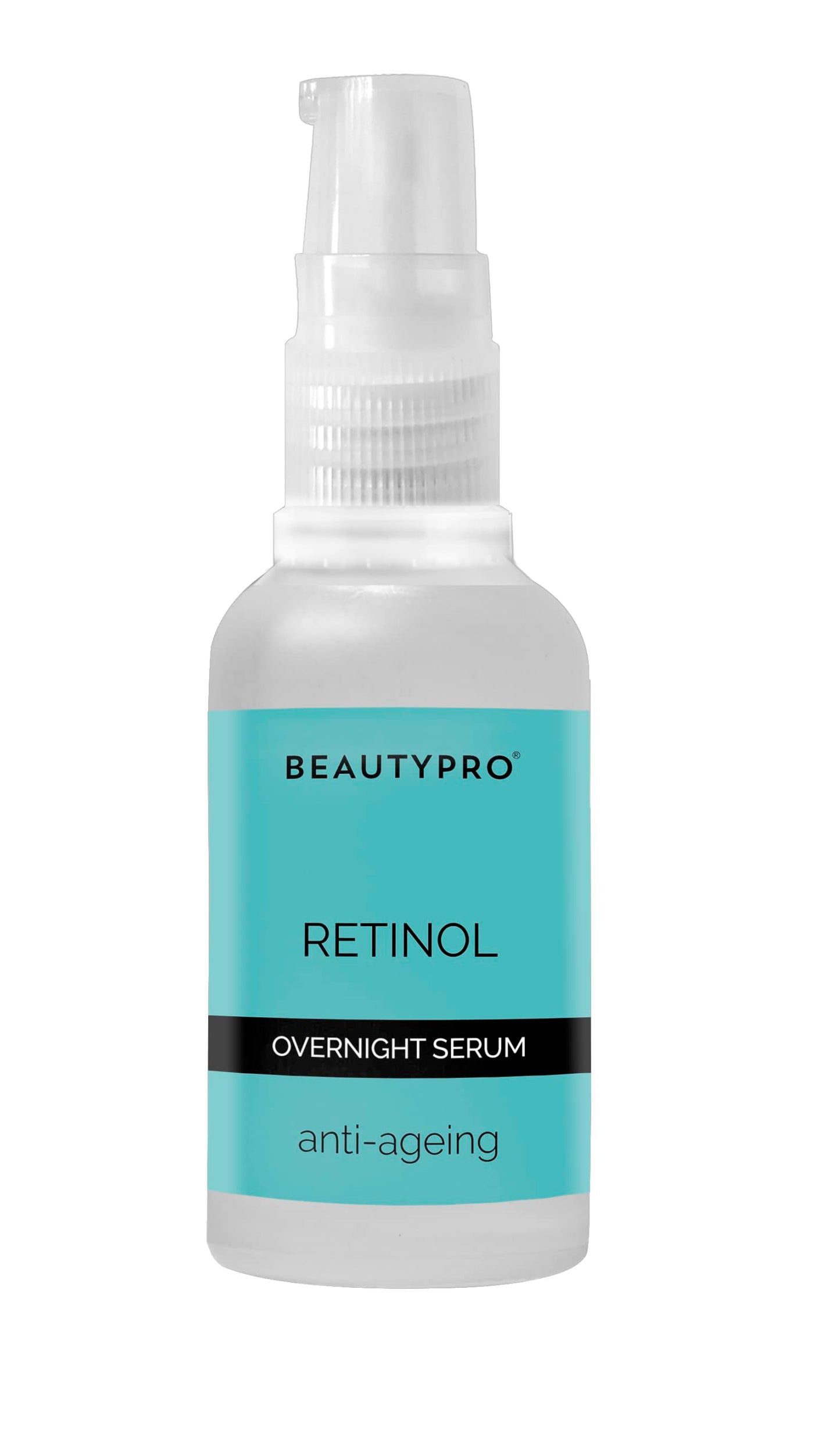BEAUTYPRO RETINOL 1Anti-Aging Overnight Face Serum 30ml | 100% Plant Based Skincare Serum | Anti-Aging, Targets Blemishes, & Reduces Inflammation | Seaweed Kelp Complex & Organic Pine Oil |