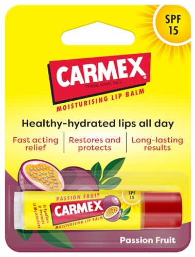 Carmex CARMEX Passionfruit SPF15 Lip Balm Stick 4.25g Restores and protects,healthy hydrated lips all day