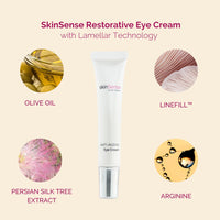 skinSense by Abi Cleeve SkinSense's Anti-Ageing Restorative Eye Cream 15ml, Brightening Eye Repair, Anti-Ageing Eye Cream, Moisturising Eye Concentrate
