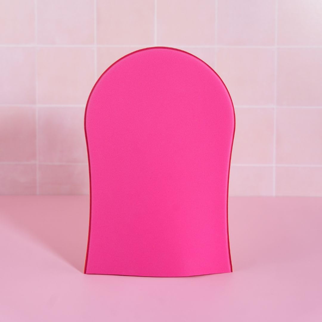 b.tan Gel Body Self Tanning Mitt | Glow Your Own Way Smooth Gel Mitt - Self Tan Gel Applicator Glove, Streak-Free, Even Application, Double Sided, Reusable