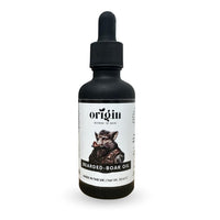 Generic Origin's Beared-Boar Oil. Organic Tallow and Natural Oils to Help Growth. Nourishes, Moisturises and Conditions Beard. Cedarwood + Sandalwood Scent. 50ml Dropper Bottle | Mens Essential Gift