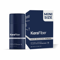 KeraFiber Professional Hair Building Fibres - Natural Keratin Hair Thickener Fibres, Medium Brown (5g/0.17oz) - Travel Pack