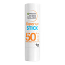 Garnier Ambre Solaire Sunscreen Super UV Stick SPF50+, Protect From UV Damages With Up To 8Hour Hydration, With Shea Butter And Vitamin E, Invisible Finish Non-Greasy, 9ML