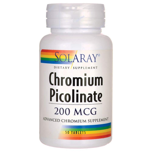 Chromium Picolinate 200 mcg 50 Tabs