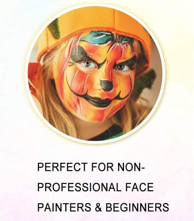 Go Ho Pearl Gold Cream Face Body Paint(2.37oz,70ml),Water Based Gold Makeup Face Painting for Adults Children SFX Cosplay Costumes Festivals Halloween
