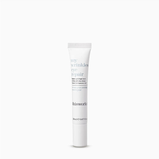 This Works - My Wrinkles Eye Repair 20ml, Lightweight Morning Eye Cream with Bakuchiol, Vitamin C & Hyaluronic Acid, to Firm, Soothe & Hydrate