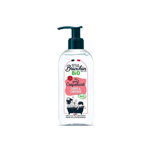 Briochin depuis 1919 P'ti Bio Gel Lavant 2en1 Corps & Cheveux Coquelicot Cosmos Organic 250 ml 250 ml