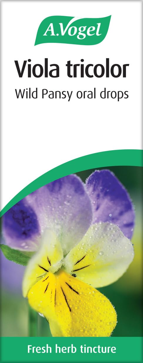 A.Vogel Viola Tricolor Wild Pansy|Herbal Food Supplement|Extract of organically Grown and Freshly harvested Viola Tricolor|Suitable for Vegans|50ml