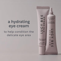 Lucy Bee Anti-Ageing Eye Cream with Vegan Retinol Alternative, Firms, Brightens, Conditions & Soothes Sensitive Skin, Helps with Dark Circles, Puffiness & Fine Lines, Pregnancy Safe, Organic, 15ml