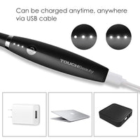 TOUCHBeauty Electric Heated Eyelash Curler, Portable, Smart Adjustable Temperature, Fast Heating, Black