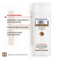 Pharmaceris H Stimupurin, Specalist Hair Growth Stimulating Shampoo, Caffeine, Hair Loss Treatment Women and Men, Hair Strengthening - 250 ml
