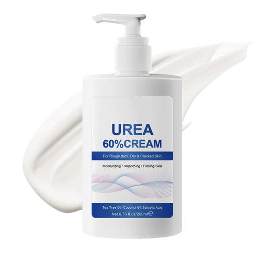 ISBEAUSOLS 60% Urea Cream - Cracked Heel Repair Cream For Feet and Hand - Foot Cream for Cracked Heels and Dry Skin - Urea Cream 60 Percent for Feet - Maximum Strength for Hand, Foot and Body Care