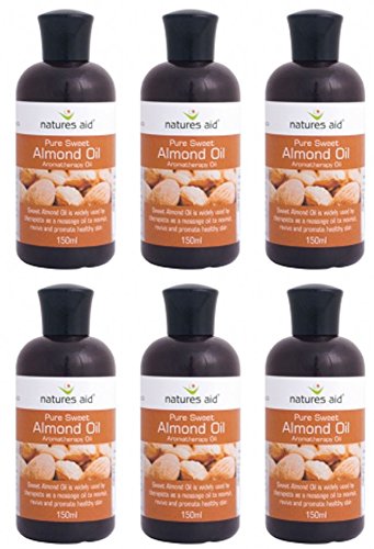 (6 Pack) - Natures Aid - Almond Oil | 150ml | 6 Pack Bundle