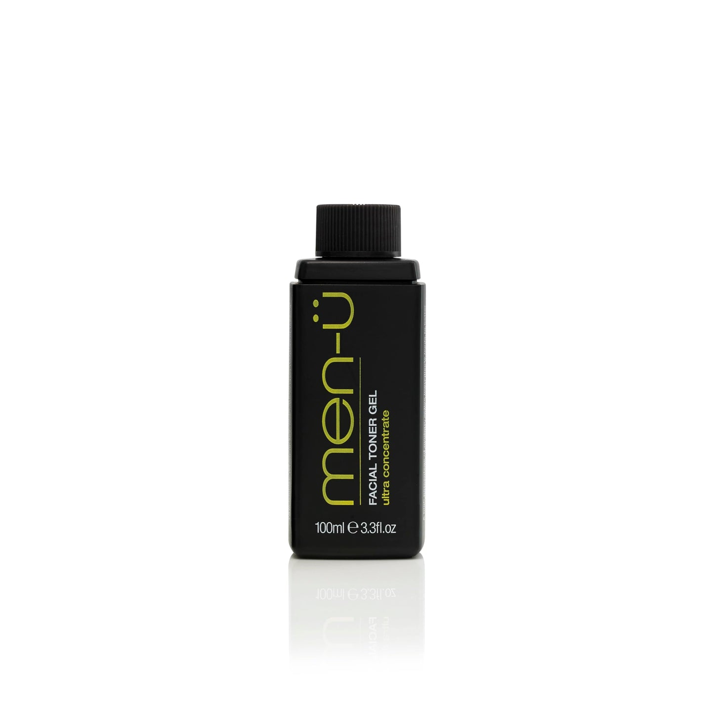 men-ü men-u FACIAL TONER GEL (MATT 'SKIN REFRESH' GEL) for Men 100ml REFILL, up to 120 apps, Men’s High-Performance, Long Lasting Oily Skin Cleanser, Ultra-Concentrate, Vegan, Anti-Shine - REFILL