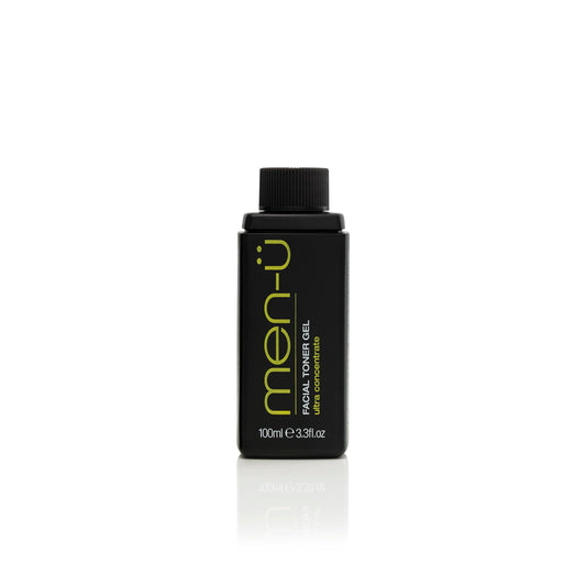 men-ü men-u FACIAL TONER GEL (MATT 'SKIN REFRESH' GEL) for Men 100ml REFILL, up to 120 apps, Men’s High-Performance, Long Lasting Oily Skin Cleanser, Ultra-Concentrate, Vegan, Anti-Shine - REFILL