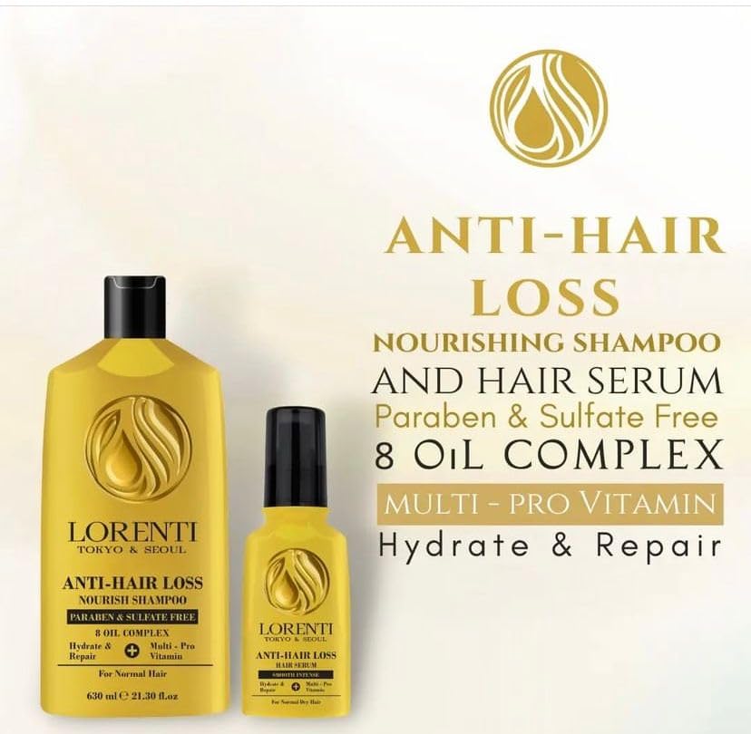 Lorenti Hair Serum | Hair Repair, Strengthening | Freeze-free Super Shinny | Keratin Oil 125ml