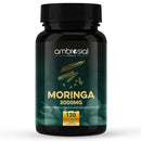 AMBROSIAL Ambrosial Moringa Capsules 2000 mg High Strength | 4 Months Supply – Premium Moringa Leaf Extract 10:1 Concentrate – Natural Plant-Based Herbal Supplement for Daily Wellness Support – 120 Capsules