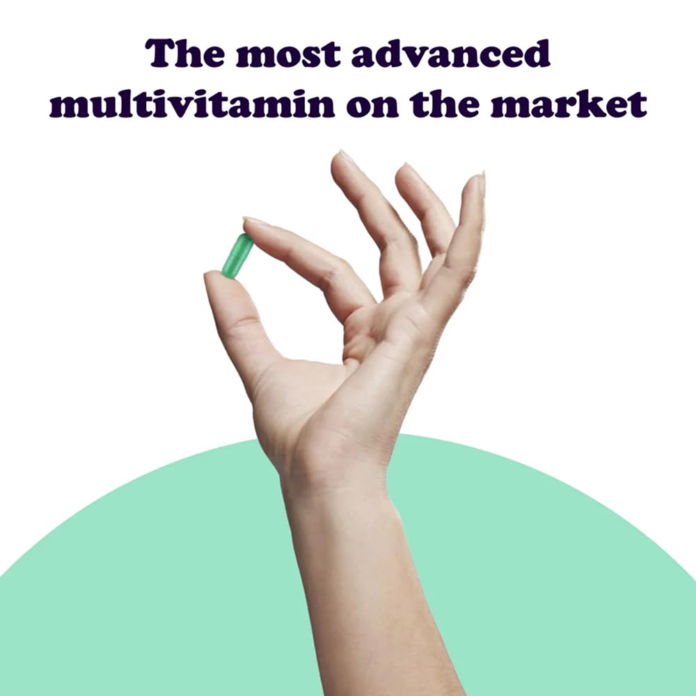 Extracted Multee Natural High Potency Multivitamin - 40 Essential Vitamins & Minerals with Vitamin C, Vitamin D, Vitamin B12, Iodine & Supergreens Blend, 60 Vegan Capsules