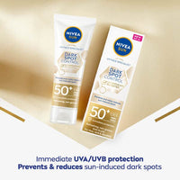 NIVEA Sun UV Face Specialist Dark Spot Control Sun Fluid SPF 50+ (40ml), Protects Against Sun-Induced Dark Spots, with Nivea Luminous 630, Hyaluronic Acid, and Vitamin E