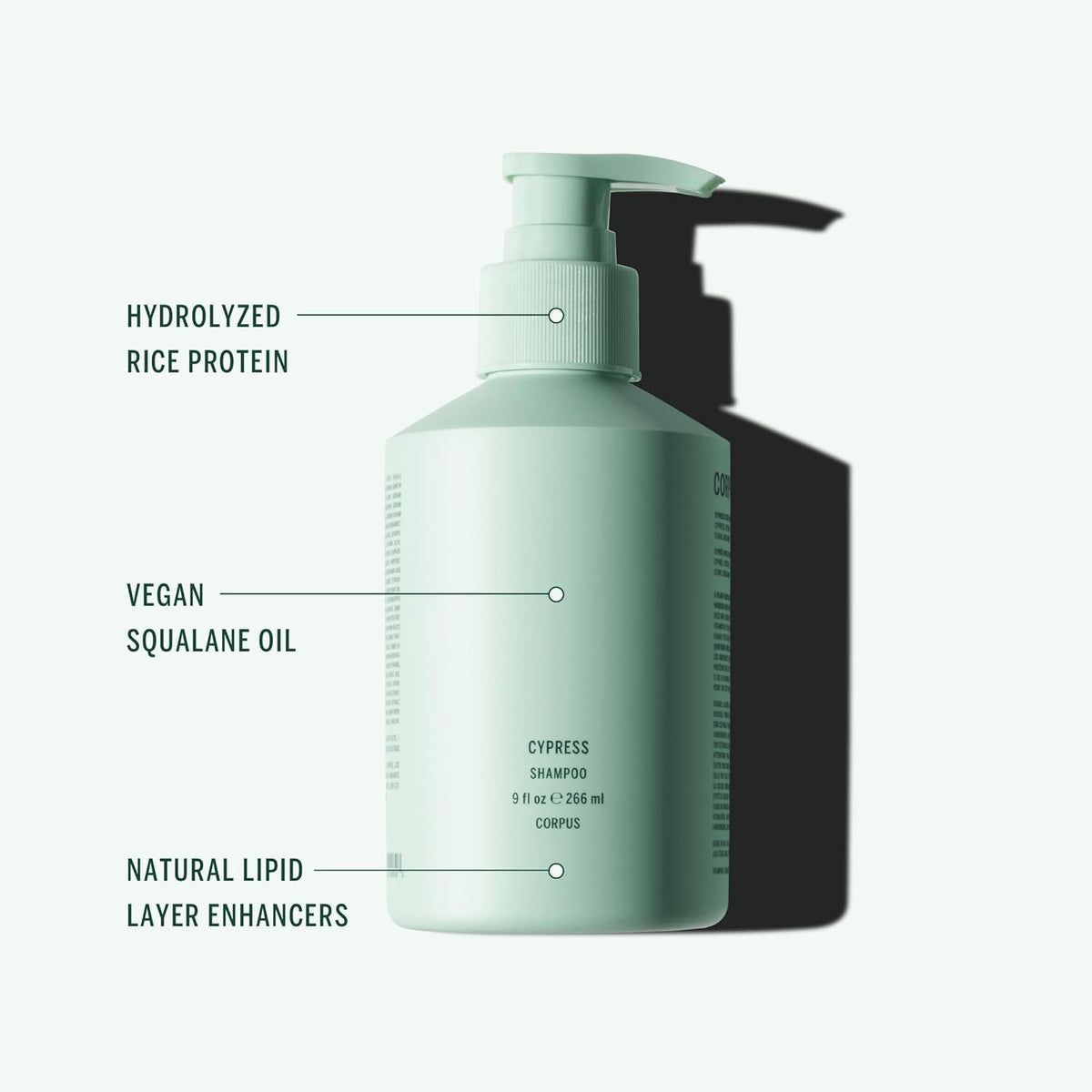 Corpus - Cypress Shampoo | Vegan, Cruelty-Free, Non-Toxic, Made In The USA (9 fl oz | 266 ml)
