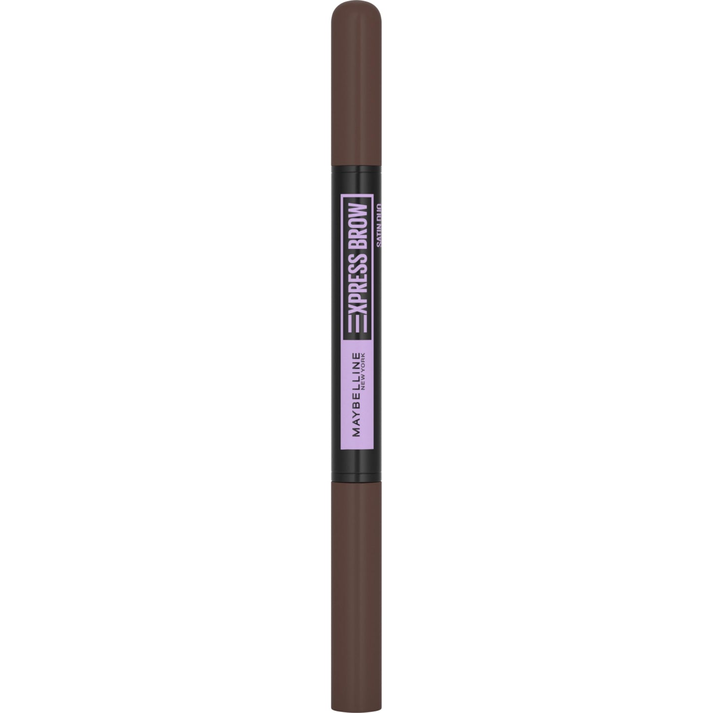 Maybelline New York Express Brow Duo Eyebrow Filling, Natural Looking 2-In-1 Pencil Pen + Filling Powder Dark Brown
