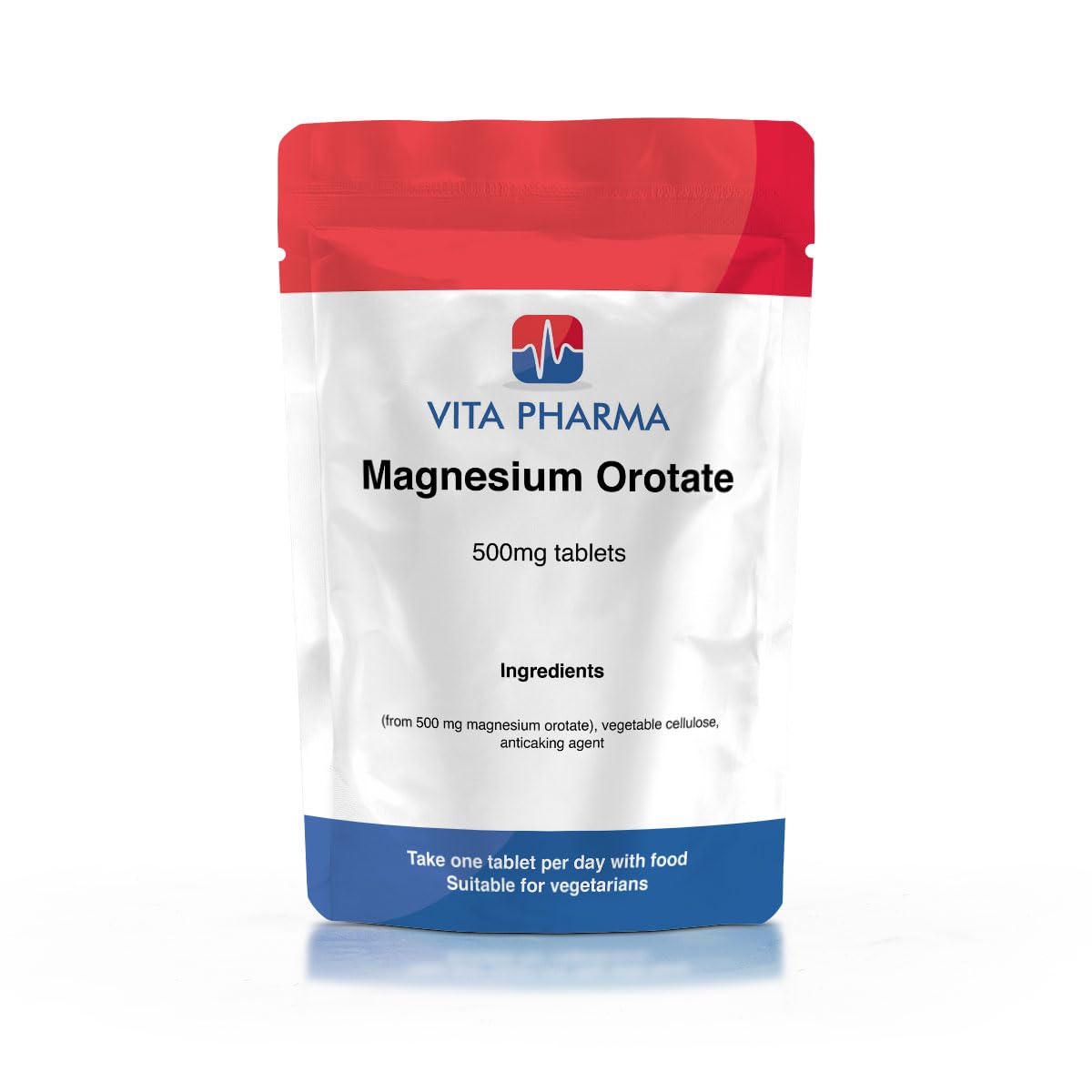 VITA PHARMA Magnesium Orotate 500mg 365 Tablets