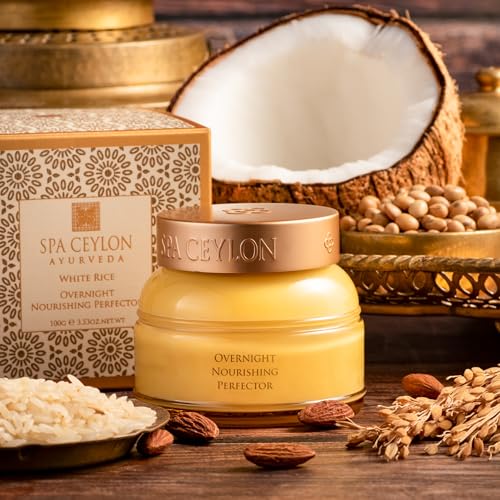 SPA CEYLON White Rice Overnight Nourishing Perfector | Revitalizing Formula with Rich Bran Oil | Natural Vitamins | 100% Natural