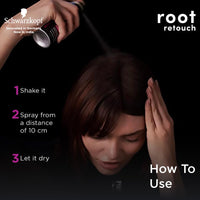 Schwarzkopf Root Retouch, Vegan, Temporary Dye Instant Blonde Hair Root Concealer, Grey Coverage, 40 Applications, 1 Wash, Dark Blonde, 120ml,