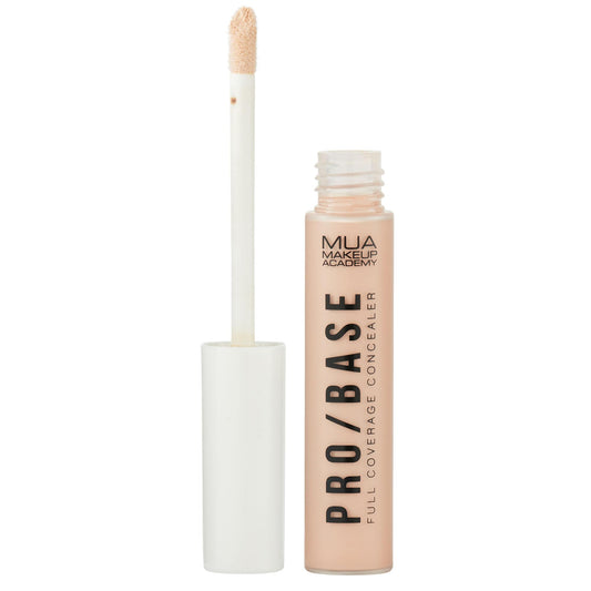 MUA Makeup Academy Pro/Base Full Coverage Concealer, Lightweight & Long-Lasting, Shade #120, 9.5 g - Vegan & Cruelty Free