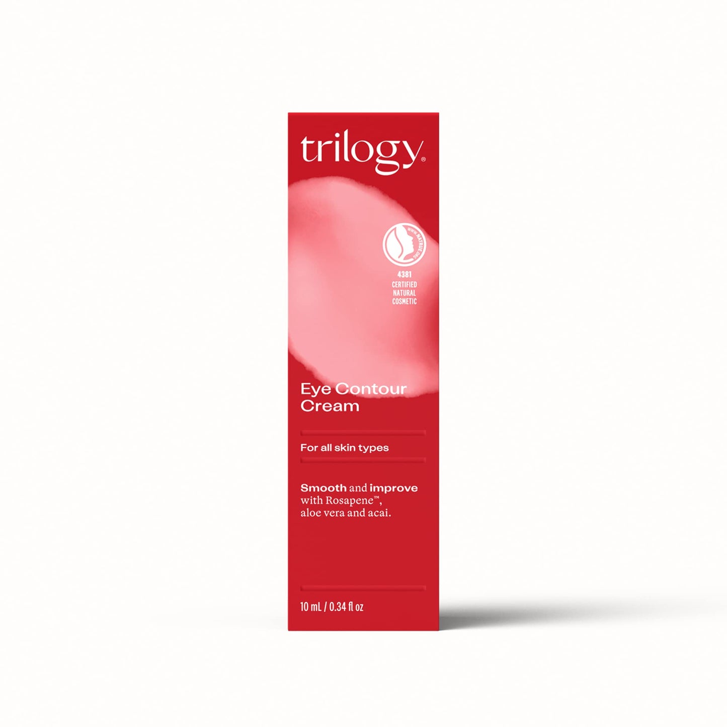 Trilogy Eye Contour Cream, 10 mL - For Ageing Skin - Intense Hydration & Radiance Overnight with Glycablend™, L22® & Vitamin C - Made in New Zealand - Clean, Natural Beauty