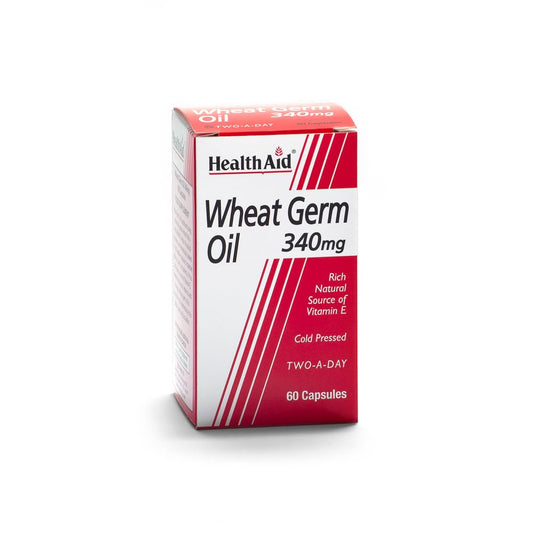 HealthAid Wheat Germ Oil 340mg 60 Capsules