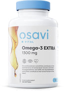 Osavi Omega-3 Extra Molecularly Distilled, 1300mg (Lemon) - 120 softgels