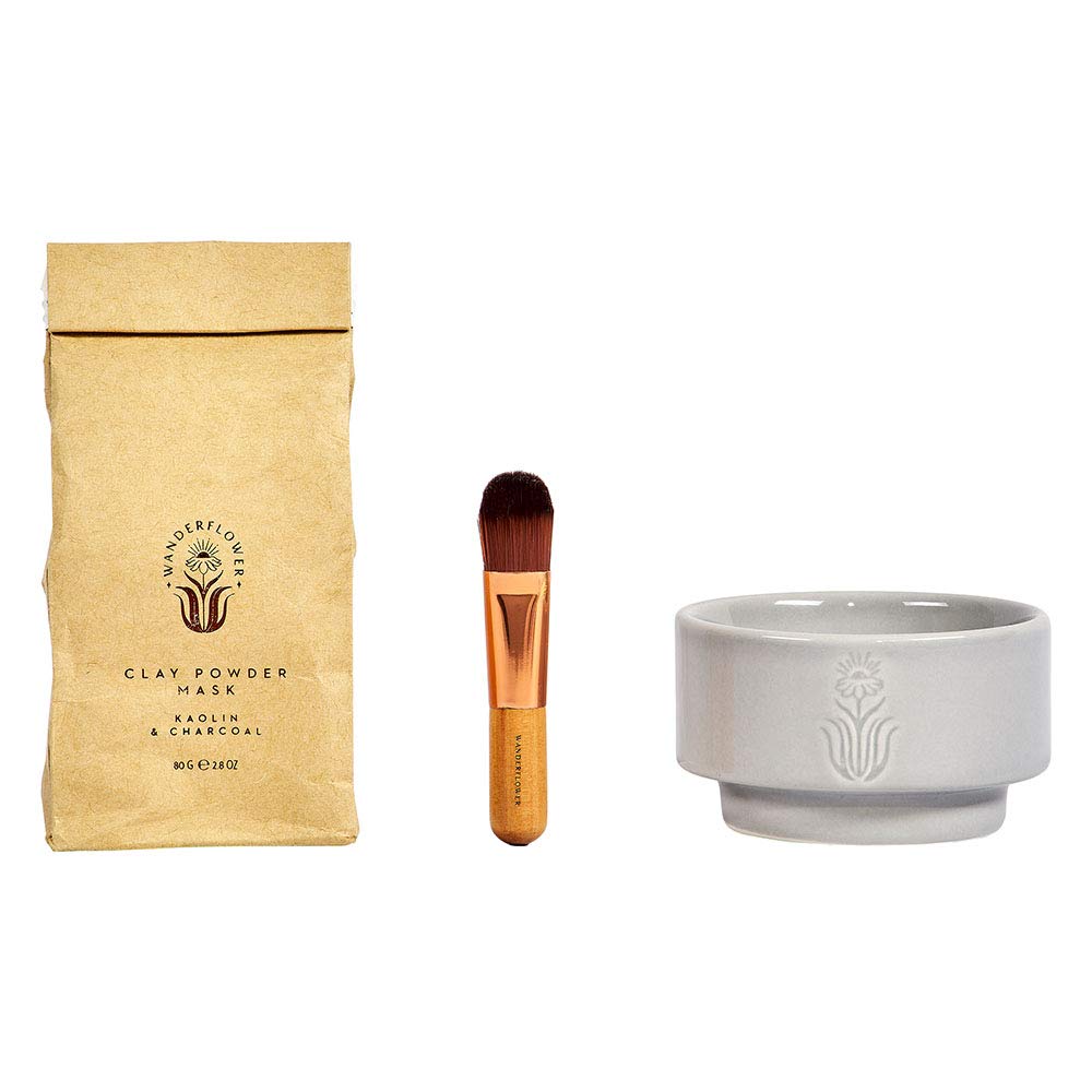 Wanderflower Clay Face Mask Kit