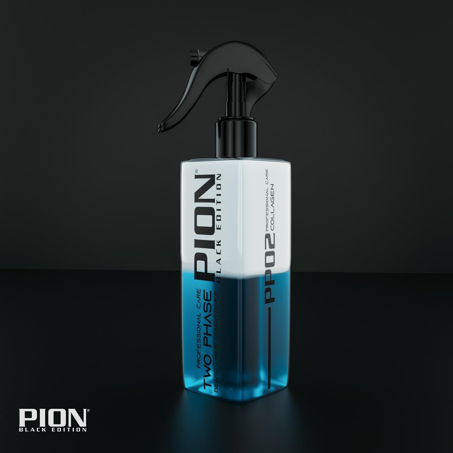 PION Pion 2 Phase Beard & Hair Conditioner - Retains Moisture and Gives a Shiny and Smooth Appearance (Collagen, 390 ml (Pack of1))