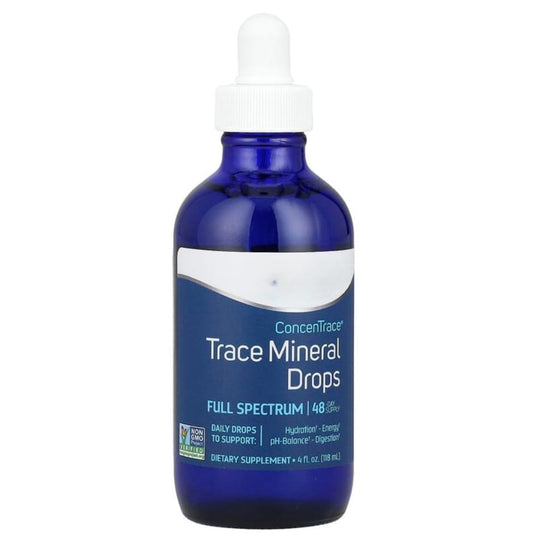 Mineral Drops, Concentrace, Non-GMO, Gluten-Free, Unflavored 118ml