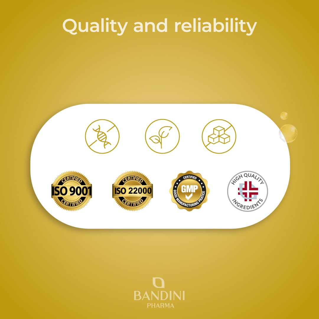 BANDINI Bandini® Bromelain 180 Capsules 1000mg | 2500GDU Pure Pineapple Extract