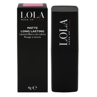 Lola Make-Up Matte Long Lasting Lipstick, Red, Enriched With Vitamin E & Jojoba Oil, Vegan, No. 112 Very Berry