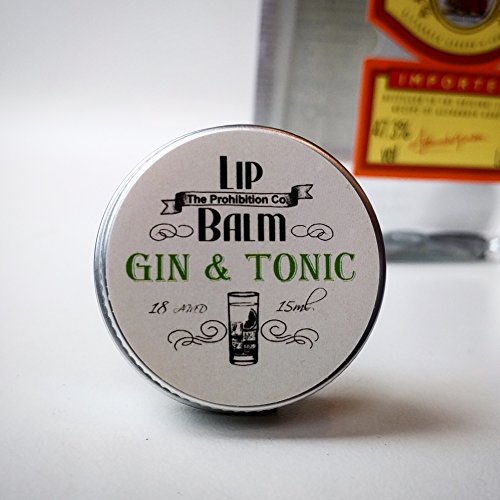 Half Ounce Cosmetics Gin & Tonic Lip Balm 15ml Tin - Organic, Moisturizing, Palm Oil Free