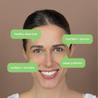 Pretty Face Facts Soothe Puffy Tired Under-Eye Gel Eye Patches | 4 Pairs
