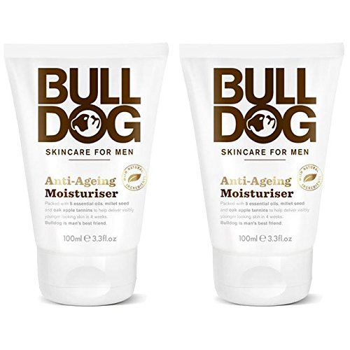 Bulldog Anti-Ageing Moisturiser 100ml - 2 Pack