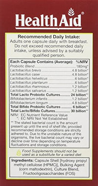 HealthAid MoodProbio Vegan Capsules, Pack of 30 Capsules