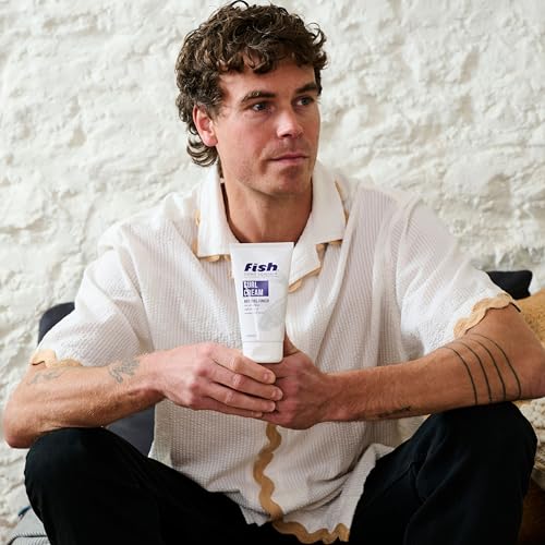 fish Fish Curl Cream 150ml – Define & Hydrate Curls with Lightweight Hold & Frizz Control – Moisturising Formula for Soft, Natural-Looking Waves