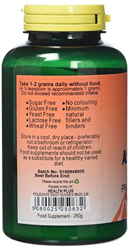 Health Plus Sodium Ascorbate Powder Vitamin C Supplement - 250g