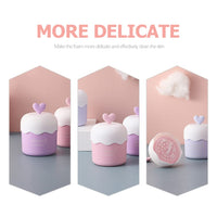 Lurrose 3pcs Face Wash Foam Maker Face Bubble Foamer Marshmallow Whip Maker Cup Skincare Rich Cream Foamer Tools for Home Outdoor Travel