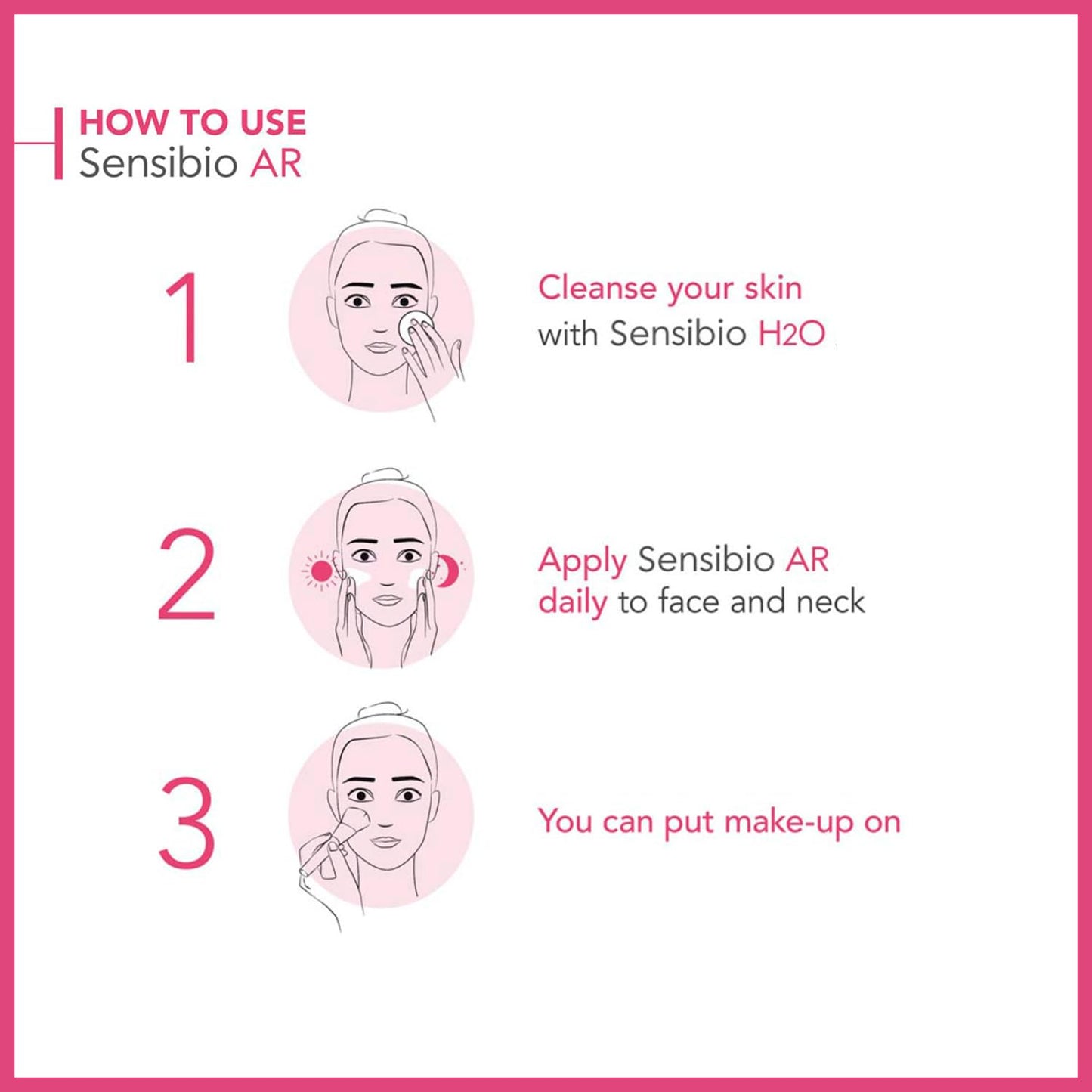 Bioderma Sensibio AR - Anti-Redness Face Moisturiser for Soothing & Nourishing Very Dry, Sensitive Skin - Reduce & Prevent Redness, 40ml