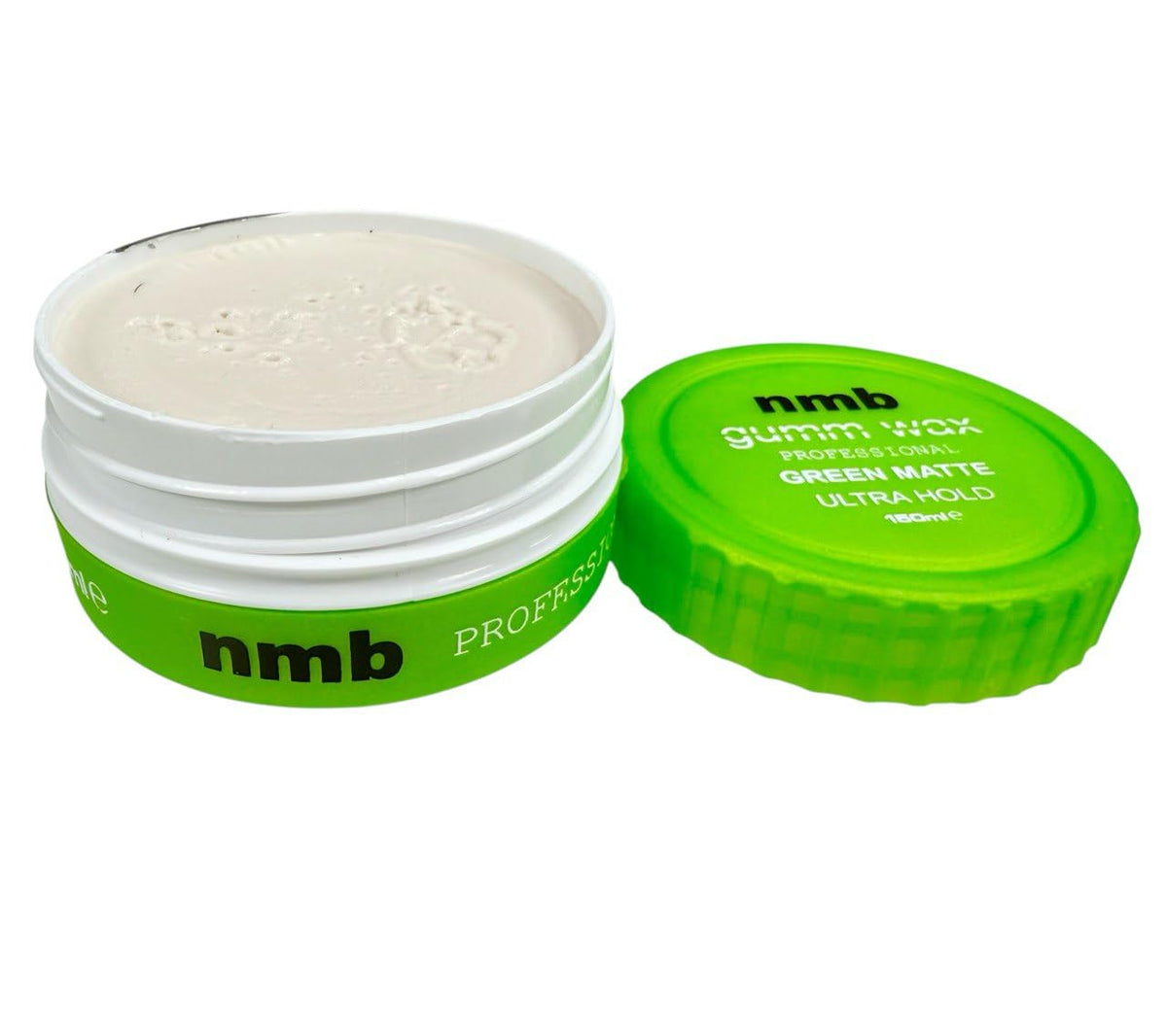 NM BEAUTY NMB Gumm-wax Professional Hair Styling Wax | Edge Control | Hair Gel Wax | Ultra Hold | Men & Women Hair Wax (Blue, Black & Red Aqua, Green Matte) 150ml (150ml, Green Matte)
