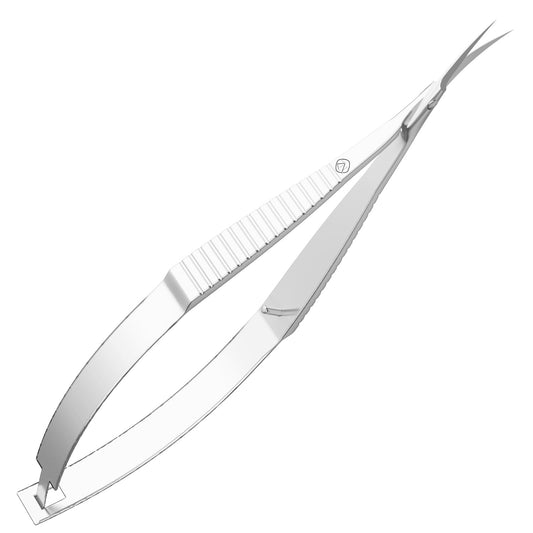 ZIZZON Cuticle Scissors Extra Fine Curved Professional Precise Pointed Tip Grooming kit for Eyebrow, Eyelash, Trim Nail and Dry Skin