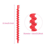 Ledoo 60Pcs Plastic Spiral Rollers Spiral Curlers Spiral Hair Rods Multicolored for Women Girls
