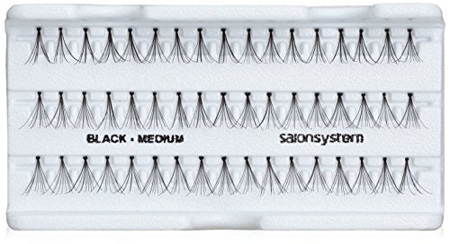 Salon System Individual Lashes Flare Black - Medium