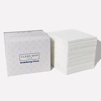 Clean Skin XL Face Towels, 50 Count, Biodegradable, Dual-Textured, Vegan, 25 * 30cm